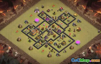 Best Copy Town Hall 8 Base Layouts for Clash of Clans #35527