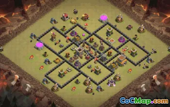 Top TH8 Clash of Clans Base Layouts and Links #35528