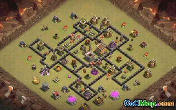 Best Copy Town Hall 8 Base Layouts with Link #35530