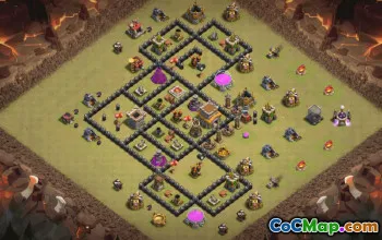 Top Town Hall 8 Base Layouts with Link #35591