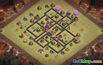 Best Town Hall 8 Base Layouts with Copy Link #35592