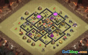 Top Town Hall 8 Base Layouts for Clash of Clans #35658