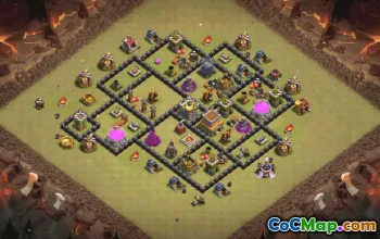 Top Town Hall 8 Base Layouts and Strategies #35661