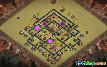 Best TH8 Clash of Clans Base Layouts with Links #35741