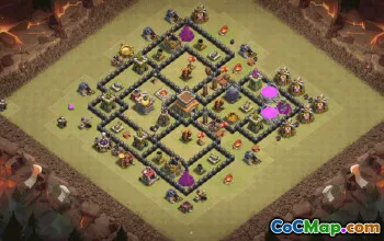 Top TH8 Clash of Clans Base Layouts & Links #35745