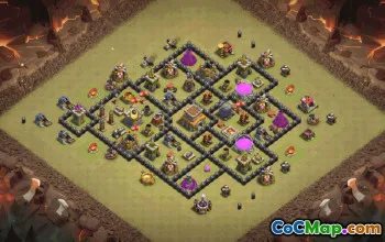 Top Town Hall 8 Clash of Clans Base Layouts #35747