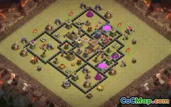 Effective Town Hall 8 Base Layouts with Links #35750