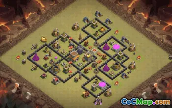 Top Town Hall 8 Base Layouts with Copy Links #35822