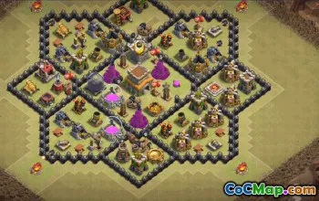 Best Town Hall 8 Base Layouts & Links #35880