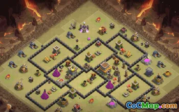 Top Town Hall 8 Base Layouts with Copy Links #35885