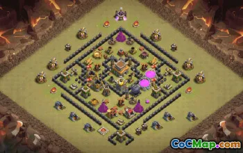 Best TH8 Clash of Clans Base Layouts with Links #35950