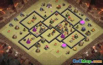 Top Town Hall 8 Base Layouts for Clash of Clans #35953