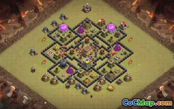 Top Town Hall 8 Base Layouts with Copy Links #36032