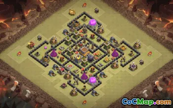 Best Town Hall 8 Base Layouts with Copy Link #36034