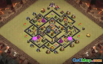 Top TH8 Clash of Clans Base Layouts & Links #36153