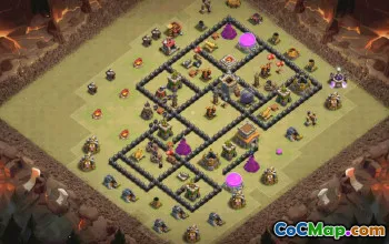 Best Town Hall 8 Base Layouts for Clash of Clans #36155