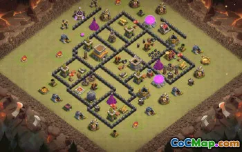 Best TH8 Clash of Clans Base Layouts #36159