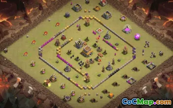 Top Town Hall 8 Base Layouts with Copy Link #36192