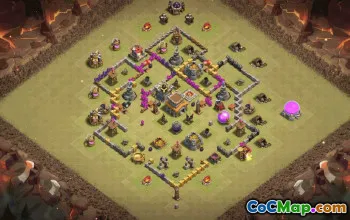 Top Town Hall 8 Base Layouts with Copy Links #36208