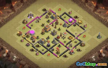 Top Town Hall 8 Base Layouts for Clash of Clans #36272