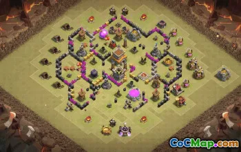 Top Town Hall 8 Base Layouts with Copy Links #36273