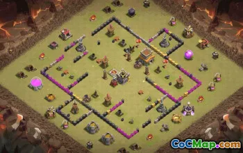 Top Town Hall 8 Base Layouts for Clash of Clans #36274