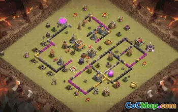 Best TH8 Clash of Clans Base Layouts with Link #36276