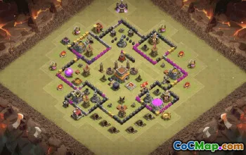Best Town Hall 8 Base Layouts with Copy Link #36277