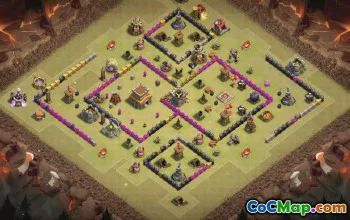 Top Town Hall 8 Base Layouts for Clash of Clans #36318