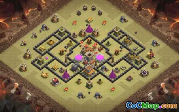 Top Town Hall 8 Base Layouts for Clash of Clans #36376