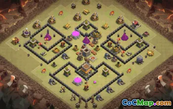 Best Town Hall 8 Base Layouts for Clash of Clans #36378
