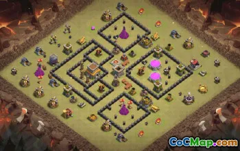 Top Town Hall 8 Base Layouts for Clash of Clans #36382