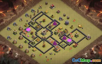 Top Town Hall 8 Base Layouts with Copy Links #36383