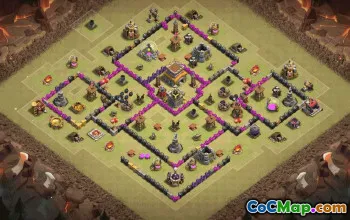 Top Town Hall 8 Base Layouts & Copy Links #36419