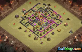 Top Town Hall 8 Base Layouts with Copy Links #36420