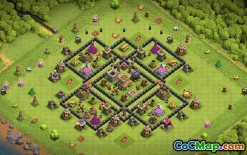 Top Town Hall 8 Base Layouts to Copy #36473