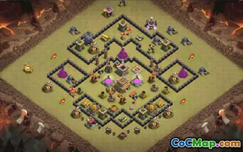 Top Town Hall 8 Base Layouts with Copy Links #36528