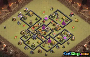 Best Town Hall 8 Base Layouts for Clash of Clans #36533