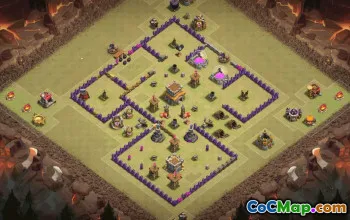 Town Hall 8 Clash of Clans Base Layouts with Links #36536
