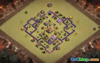 Top Town Hall 8 Base Layouts for Clash of Clans #36537