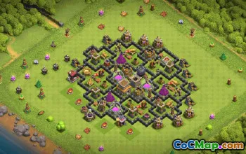 Top Town Hall 8 Base Layouts to Copy #36549