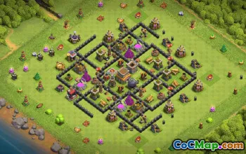 Top Town Hall 8 Base Layouts & Links #36554