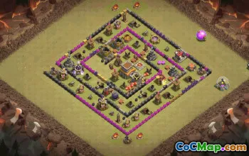 Top CoC Town Hall 8 Base Layouts with Links #36586