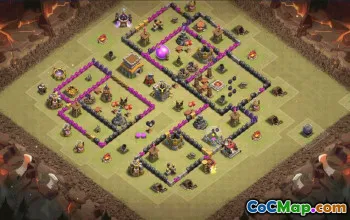 Best TH8 Clash of Clans Base Layouts #36588
