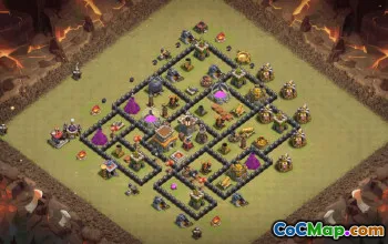 Top Town Hall 8 Base Layouts for Clash of Clans #36597