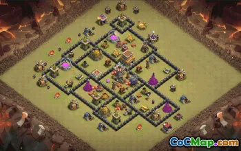 Top TH8 Clash of Clans Base Layouts & Maps #36599