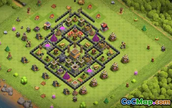 Best Town Hall 8 Base Layouts for Clash of Clans #36603