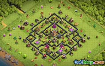 Top Town Hall 8 Base Layouts for Clash of Clans #36606