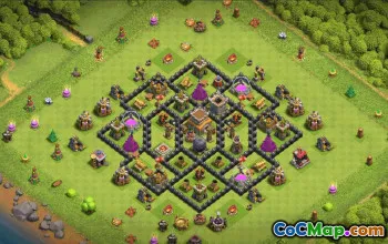 Top Town Hall 8 Base Layouts for Clash of Clans #36610