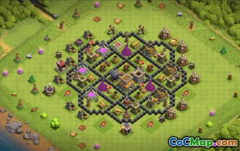 Best Town Hall 8 Base Layouts with Copy Link #36635